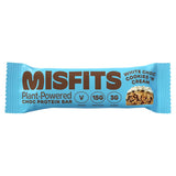 Misfits Plant-Powered White Choc Cookies 'n Cream Flavour Protein Bar Sports Nutrition ASDA   