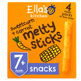 Ella's Kitchen Sweetcorn + Carrot Melty Sticks from 7+ Months Baby Food ASDA   