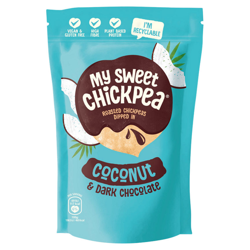 My Sweet Chickpea Coconut & Dark Chocolate Roasted Chickpeas Free From ASDA   