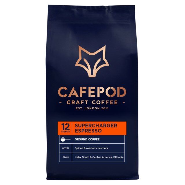 CafePod Supercharger Espresso Ground Coffee Tea M&S   