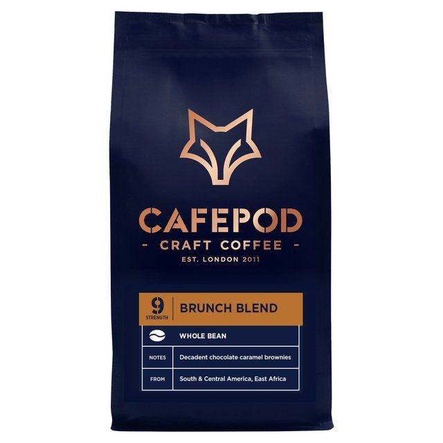 CafePod Brunch Blend Coffee Beans Tea M&S   