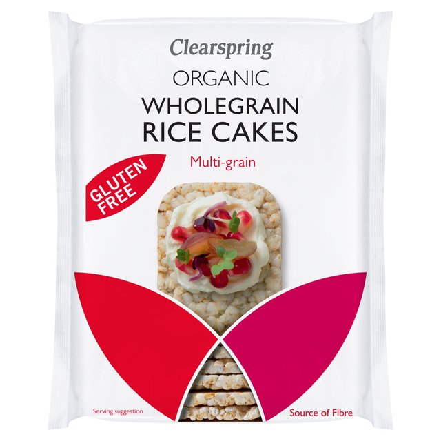 Clearspring Organic Rice Cakes - Multi-Grains Crisps, Nuts & Snacking Fruit M&S Default Title  