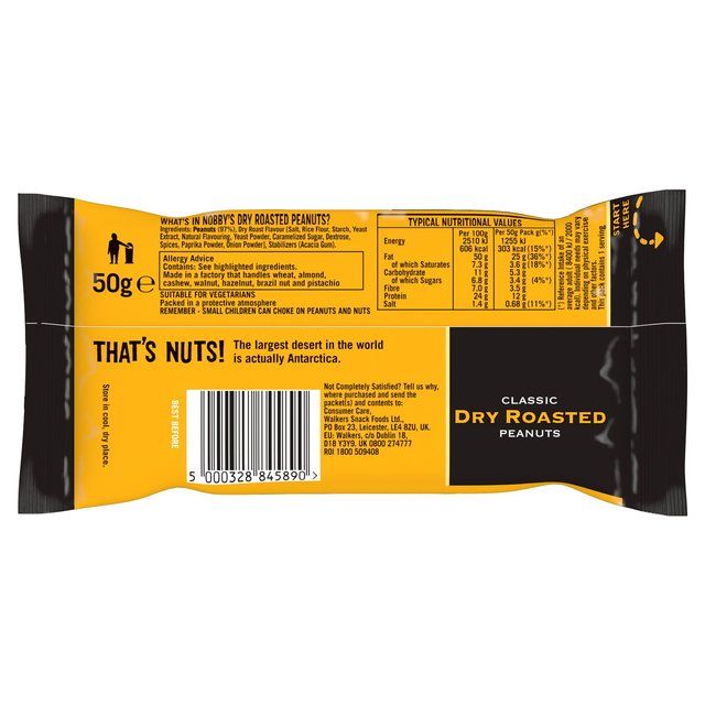 Nobby's Nuts Classic Dry Roasted Peanuts Crisps, Nuts & Snacking Fruit M&S   