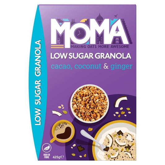MOMA Cacao, Coconut & Ginger Low Sugar Granola Cereals M&S   