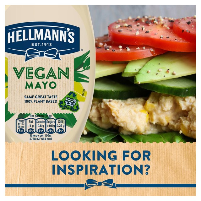 Hellmann's Vegan Mayonnaise Squeezy Food Cupboard M&S   