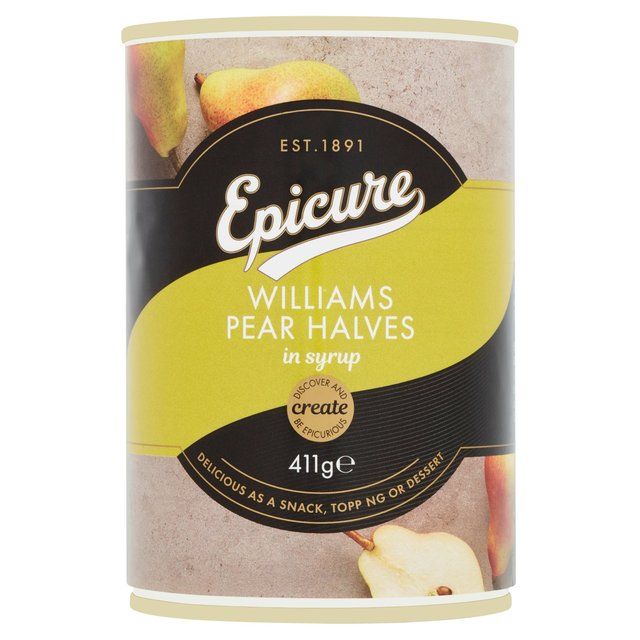 Epicure Williams Pear Halves in Syrup Food Cupboard M&S Default Title  