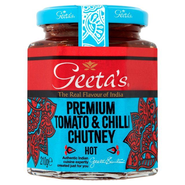 Geeta's Premium Tomato & Chilli Chutney Table sauces, dressings & condiments M&S Default Title  