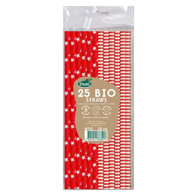 Red & White Recyclable Paper Straws Home, Garden & Outdoor M&S   