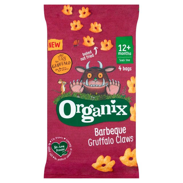 Organix Barbeque Organic Gruffalo Claws, 12 mths+ Multipack Free from M&S Default Title  