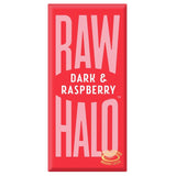 Raw Halo Vegan Dark & Raspberry Chocolate Bar Sweets M&S Title  