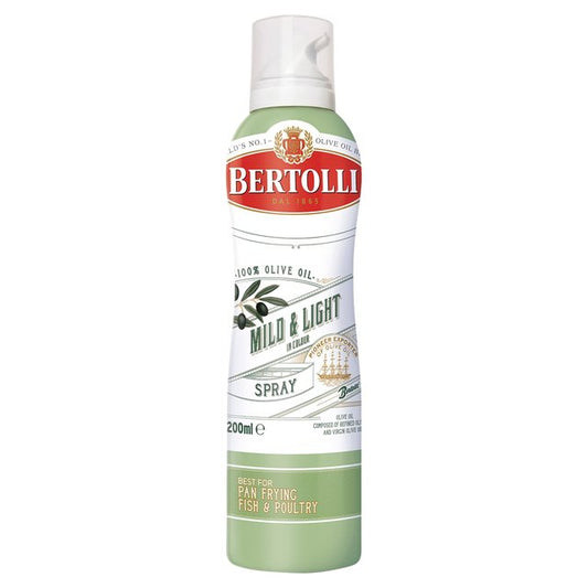 Bertolli Mild and Light Olive Oil Spray Cooking Ingredients & Oils M&S Title  