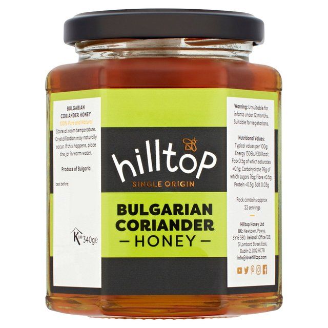 Hilltop Honey Bulgarian Coriander Honey WORLD FOODS M&S   