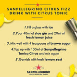 San Pellegrino Citrus Tonic Water Glass Adult Soft Drinks & Mixers M&S   