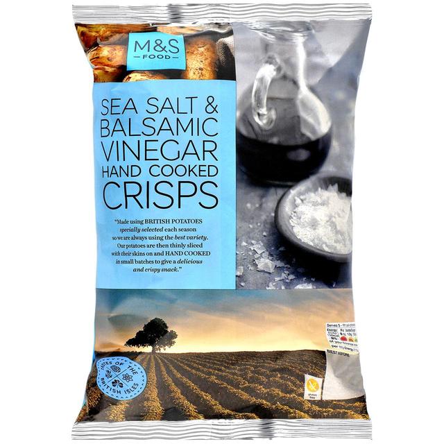 M&S Sea Salt & Balsamic Vinegar Crisps