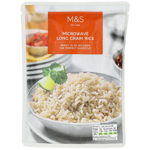 M&S Microwave Long Grain Rice Rice, Pasta & Noodles M&S Default Title  