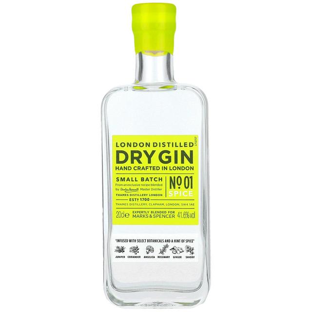 M&S London Spiced Distilled Dry Gin