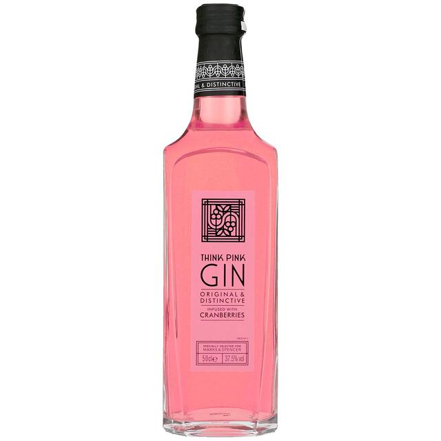 M&S Think Pink Gin Liqueurs and Spirits M&S Default Title  