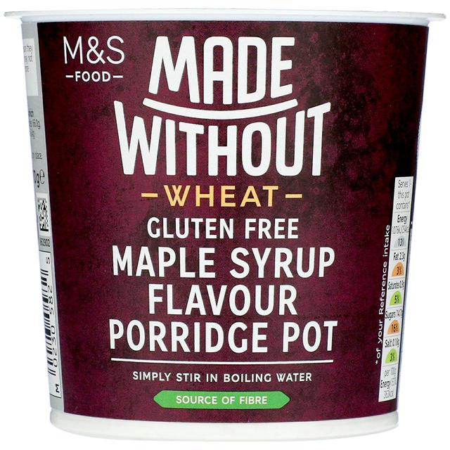 M&S Made Without Maple Syrup Flavour Porridge Pot