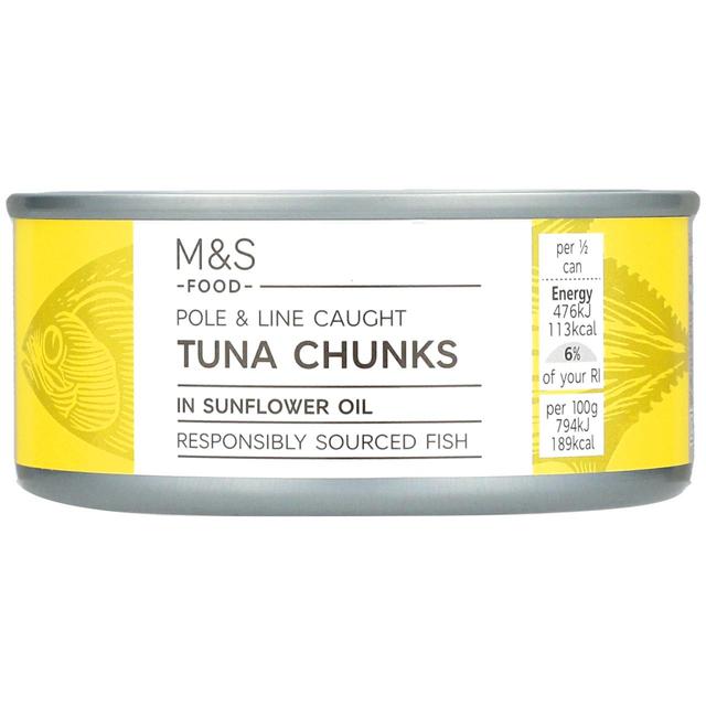 M&S Tuna Chunks in Sunflower Oil