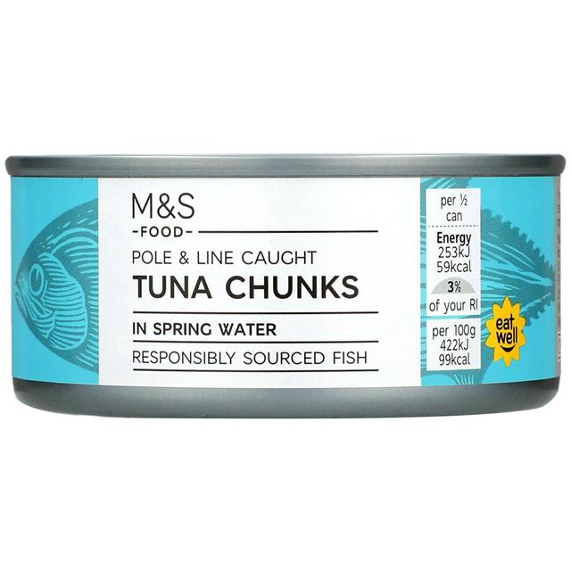 M&S Tuna Chunks in Spring Water FOOD CUPBOARD M&S Default Title  