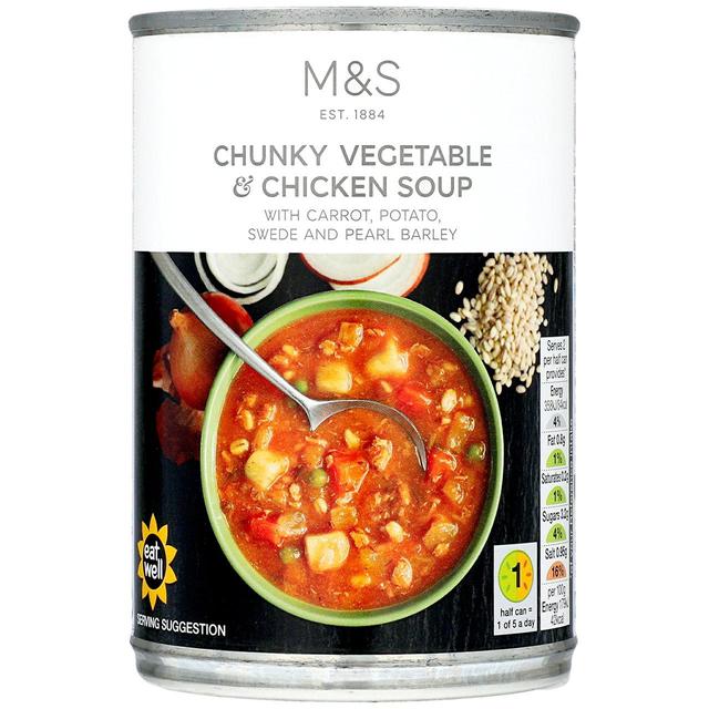 M&S Chunky Vegetable & Chicken Soup GOODS M&S Default Title  