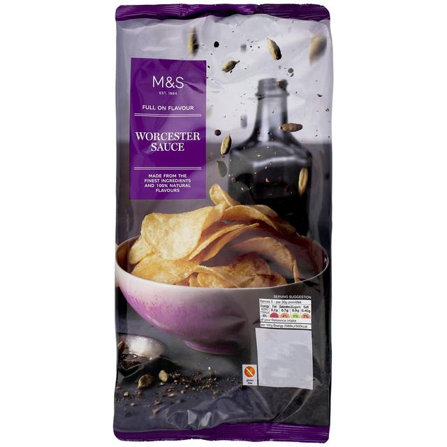 M&S Worcester Sauce Crisps