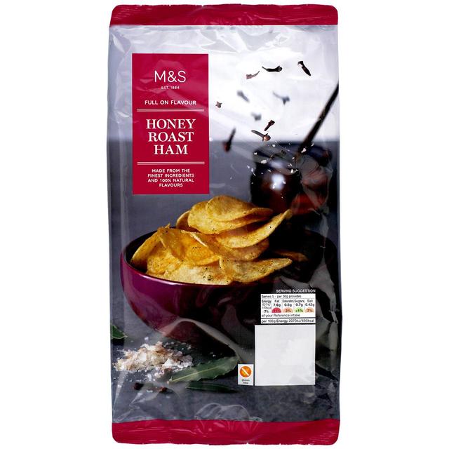 M&S Honey Roast Ham Flavour Crisps