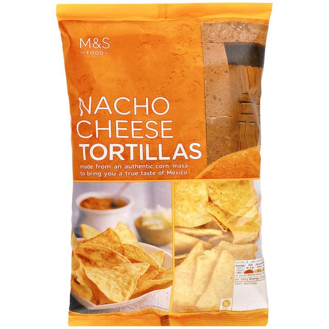 M&S Nacho Cheese Tortilla Chips Crisps, Nuts & Snacking Fruit M&S   