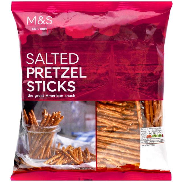 M&S Salted Pretzel Sticks Food Cupboard M&S Default Title  