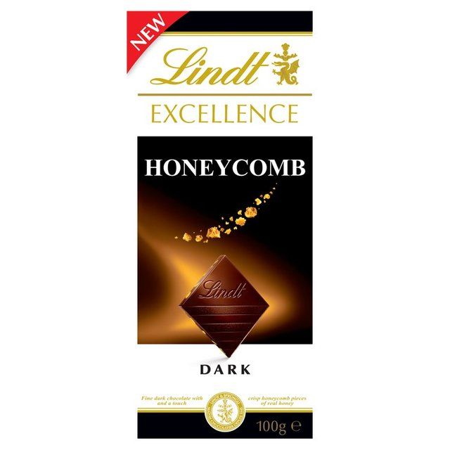 Lindt Excellence Dark Honeycomb Chocolate Bar