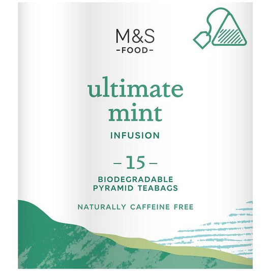 M&S Ultimate Mint Infusion Tea Bags Tea M&S Title  