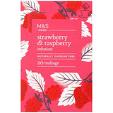 M&S Strawberry & Raspberry Infusion Tea Bags GOODS M&S   