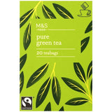 M&S Fairtrade Pure Green Tea Bags Fairtrade M&S Default Title  