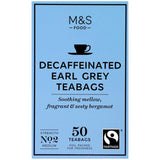 M&S Fairtrade Decaffeinated Earl Grey Tea Bags Food Cupboard M&S Default Title  