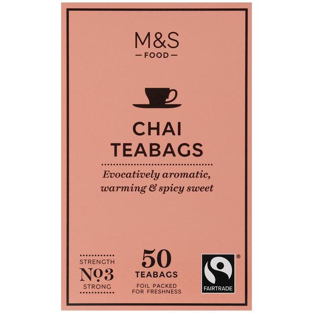 M&S Fairtrade Chai Tea Bags