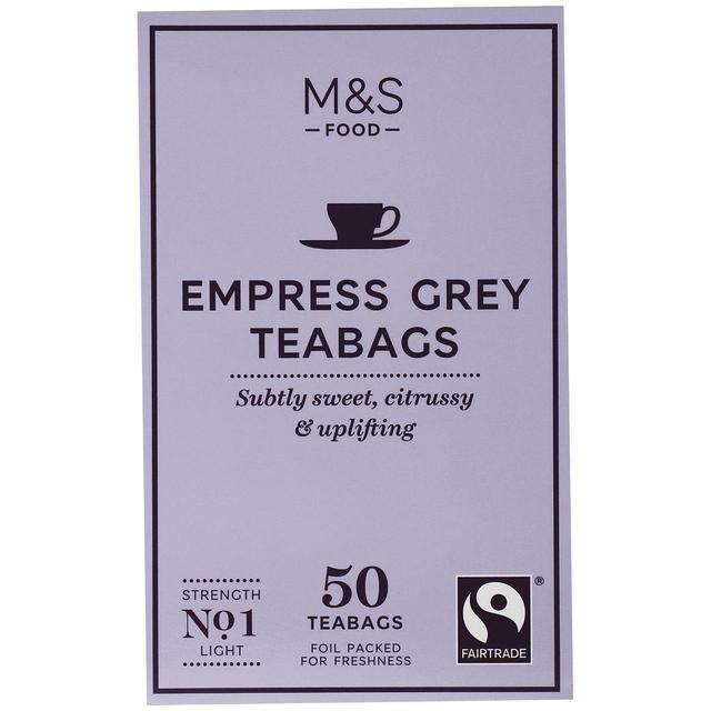 M&S Fairtrade Empress Grey Tea Bags GOODS M&S Default Title  