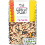 M&S Wholegrain Jasmine & Red Rice with Riceberry GOODS M&S   