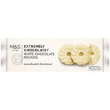 M&S Extremely Chocolatey White Chocolate Rounds Biscuits, Crackers & Bread M&S   