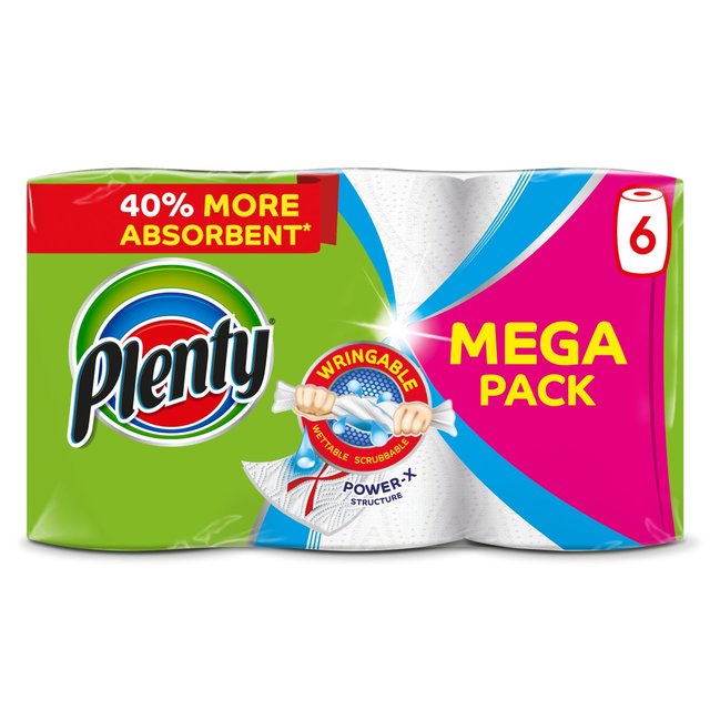 Plenty White Kitchen Roll 600 Sheets