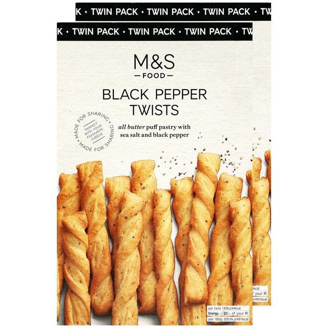 M&S Sea Salt & Pepper Twists