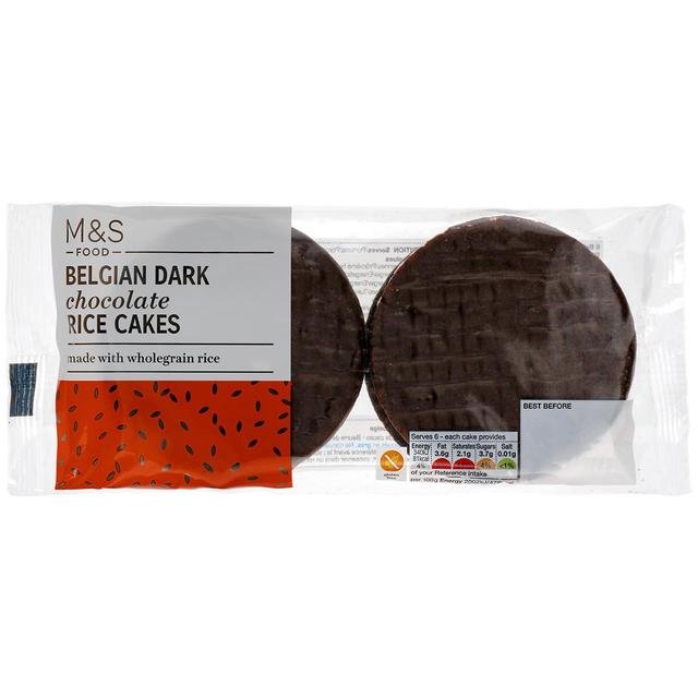 M&S Belgian Dark Chocolate Rice Cakes