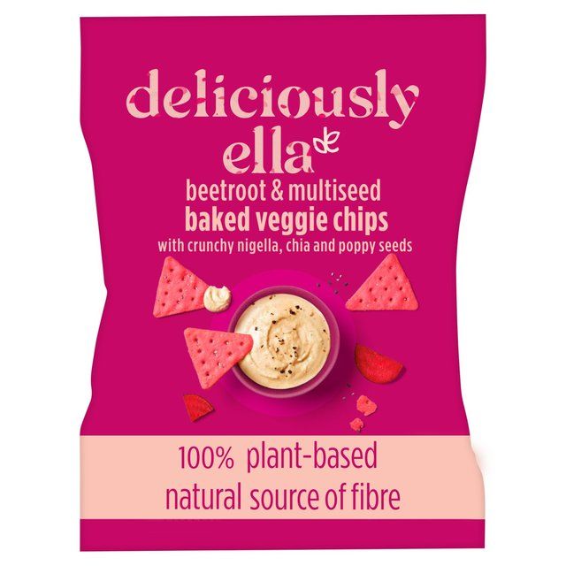 Deliciously Ella Beetroot & Multiseed Chips Food Cupboard M&S Default Title  