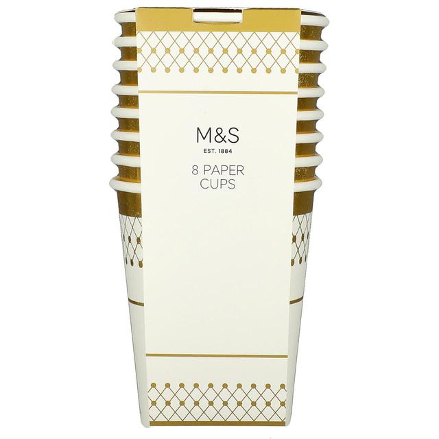 M&S Disposable Paper Cups