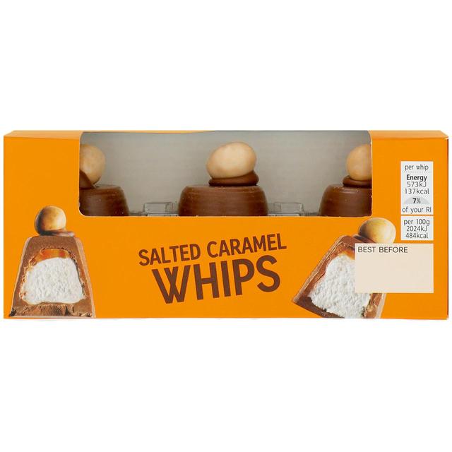 M&S 3 Salted Caramel Whips Food Cupboard M&S Default Title  