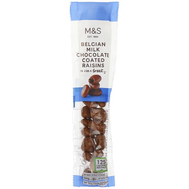 M&S Belgian Milk Chocolates Coated Raisins Crisps, Nuts & Snacking Fruit M&S   