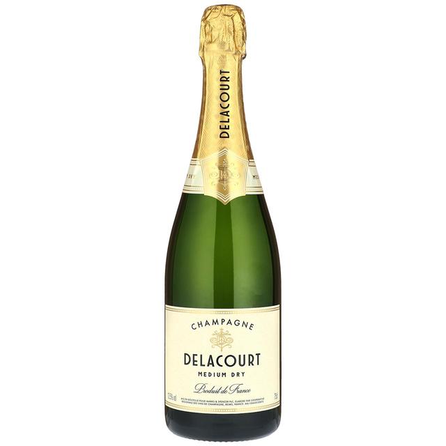 M&S Delacourt Champagne Medium Dry BEER, WINE & SPIRITS M&S   