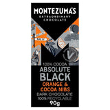 Montezuma's Absolute Black with Orange & Cocoa Nibs Bar Food Cupboard M&S Default Title  