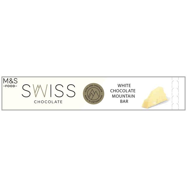 M&S Swiss White Chocolate Mountain Bar Food Cupboard M&S Default Title  