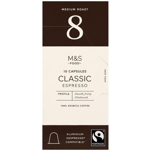 M&S Fairtrade Classic Coffee Pods