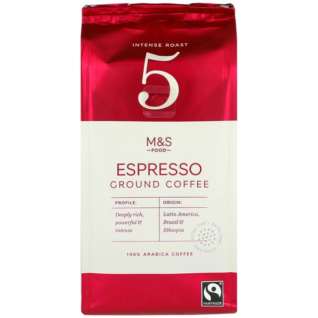 M&S Fairtrade Espresso Ground Coffee